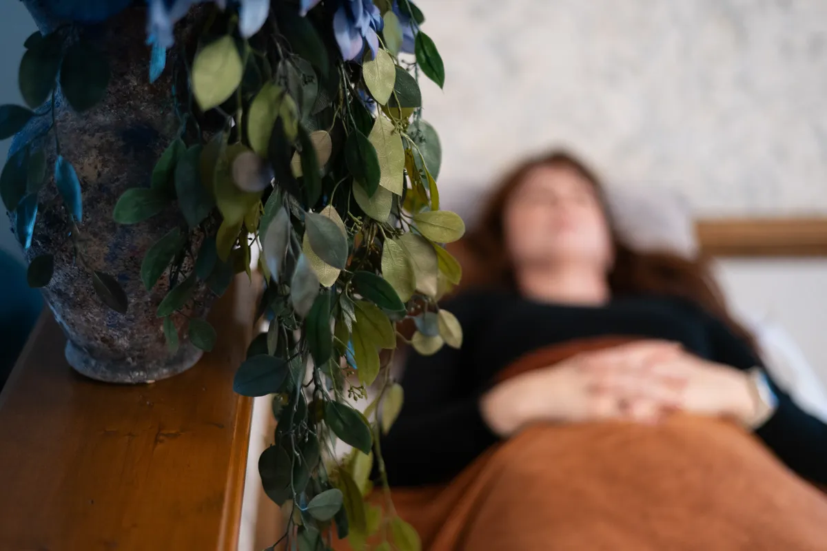 PEMF wellness therapy session at Thrive Living